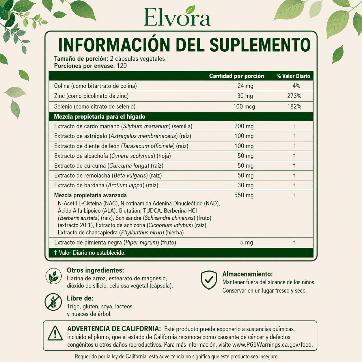 Elvora® | Limpiador de Hígado