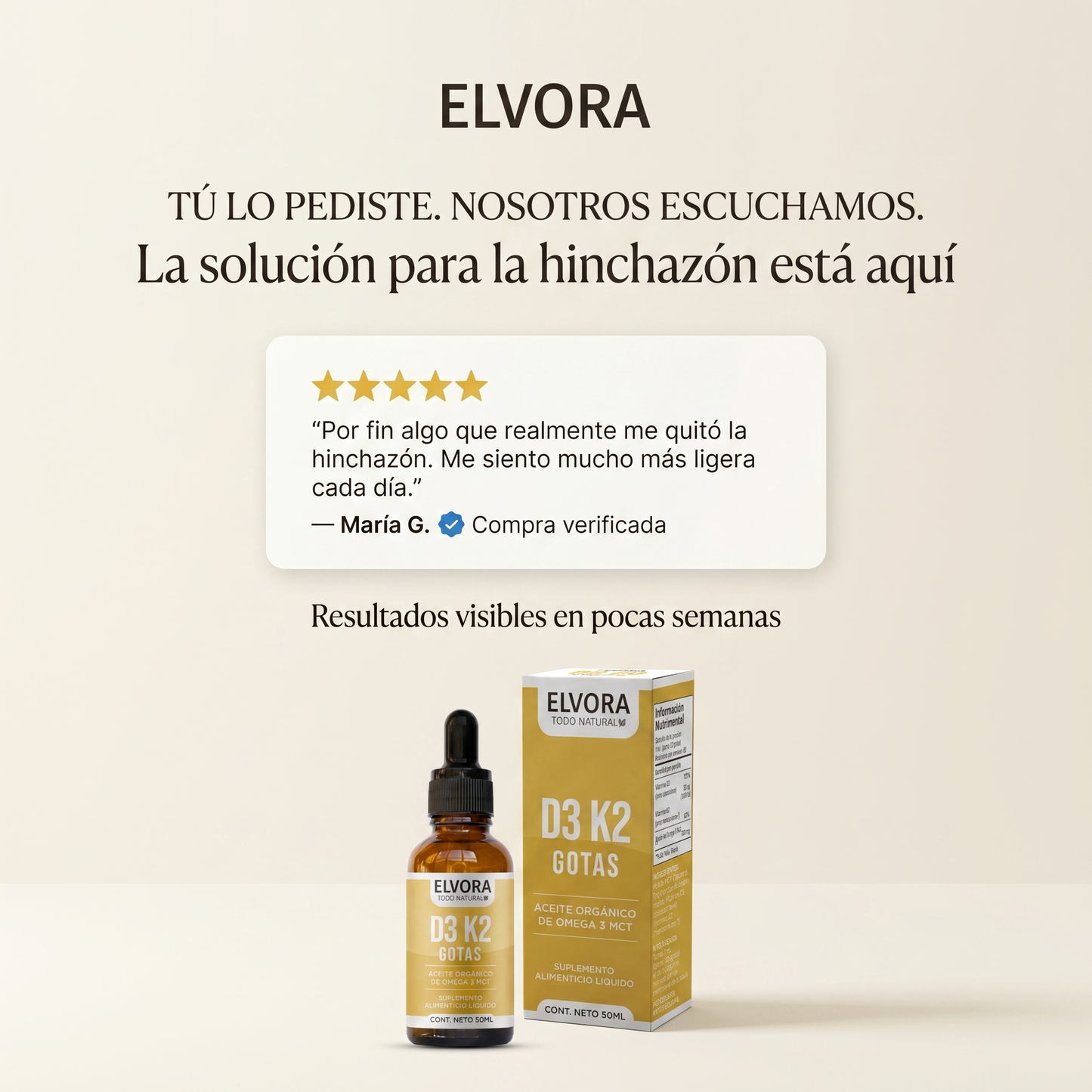 Elvora® | Desinflamación y Ligereza Diaria