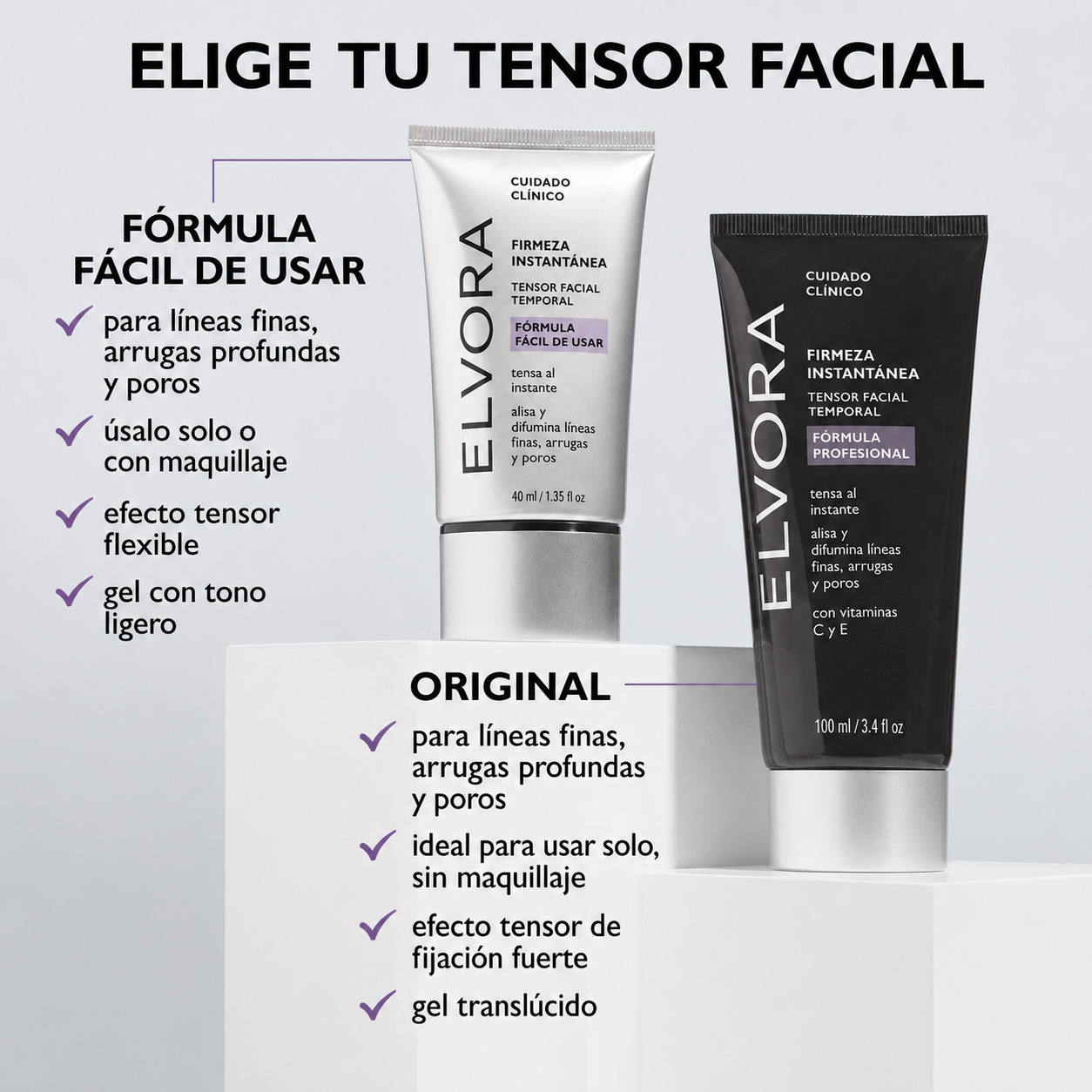 Elvora® | Tensor Facial Instantáneo