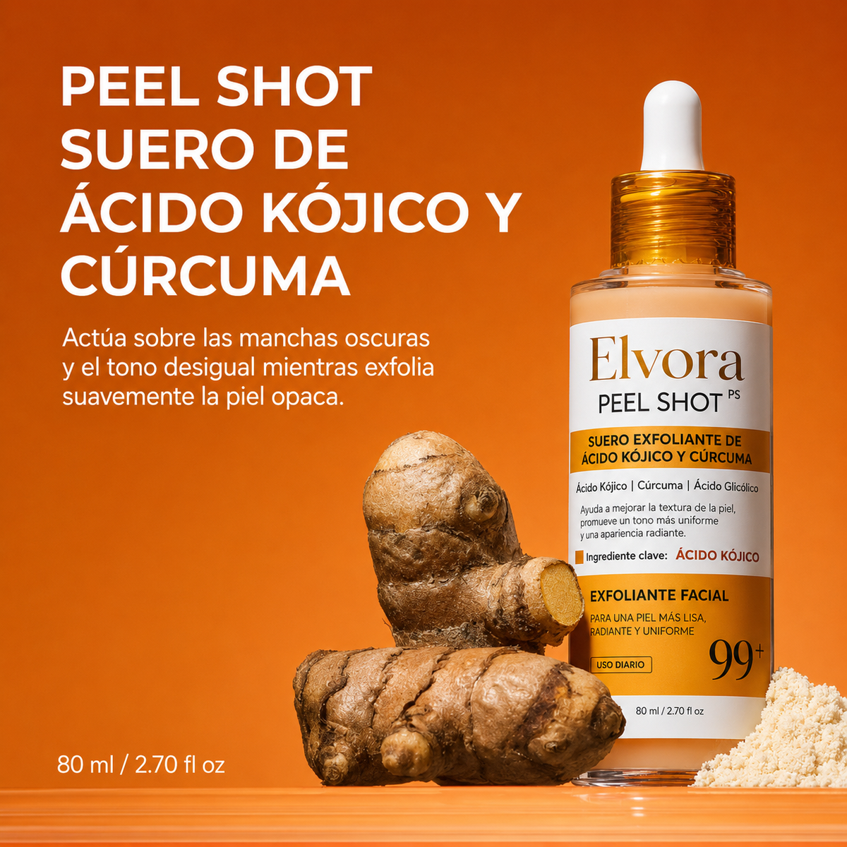 Elvora® LumiPeel | Sérum Antimanchas.