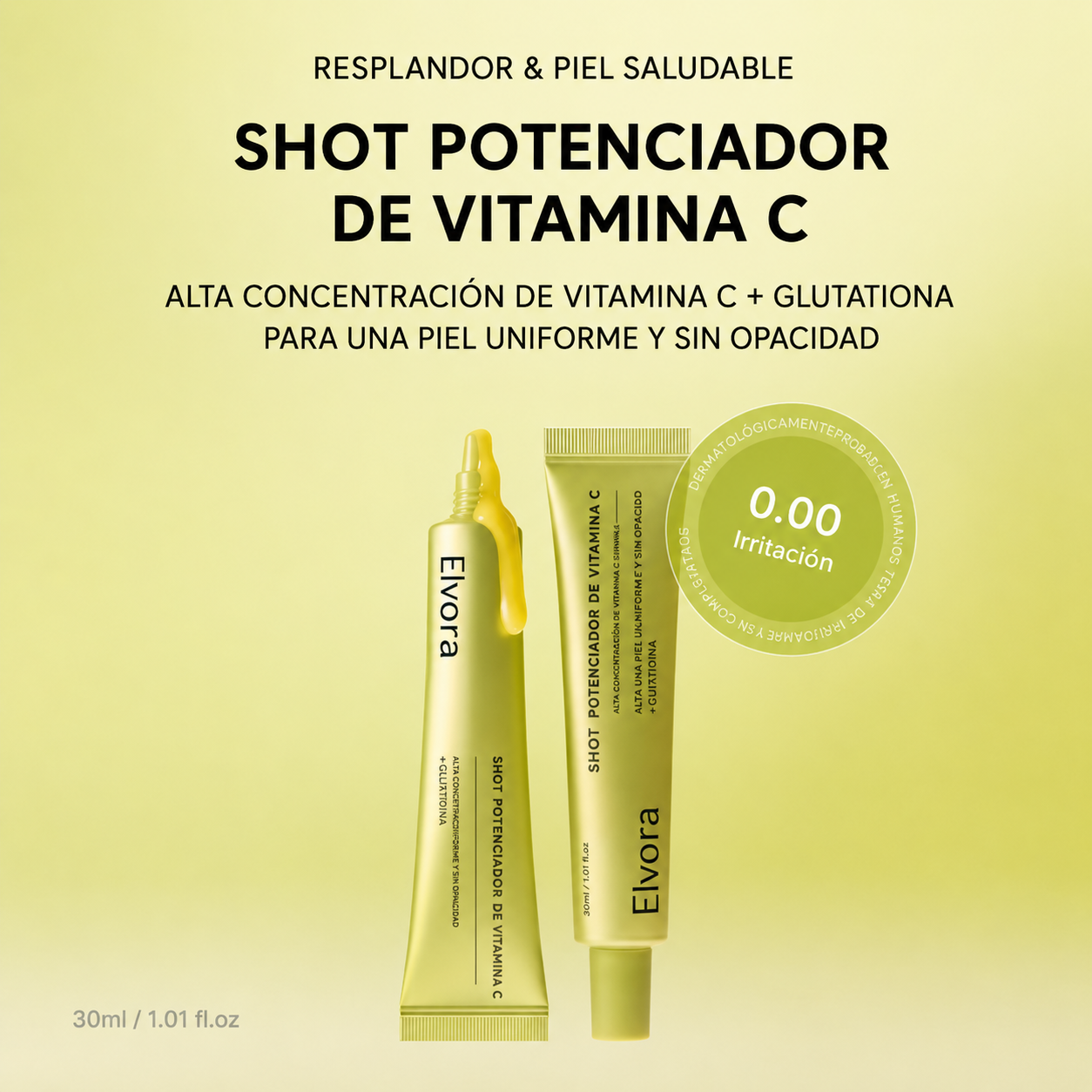Elvora® | Shot Potenciador de Vitamina C