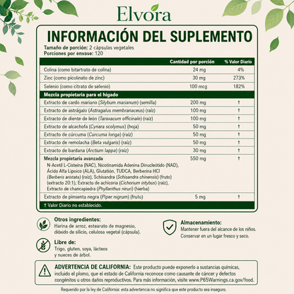 Elvora® | Limpiador de Hígado